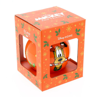 Bola navideña porcelana Pluto Diámetro 8 cm Egan