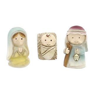 Magnetic Nativity Set in Colored Resin 12 figures 5,2 cm