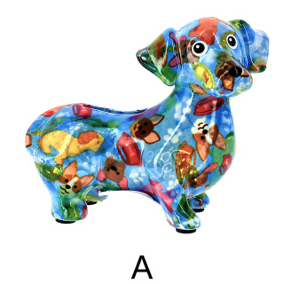 Money Box Dog Dennis 12.5x11x6 cm Pomme Pidou