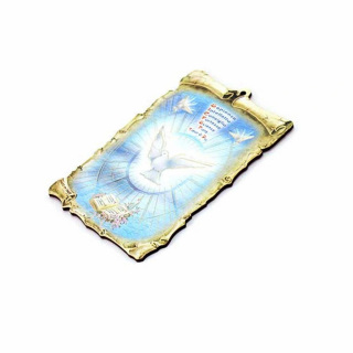 Holy Confirmation Parchment Plaque 10x15 cm