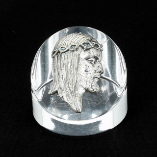 Figura decorativa de Plexiglás Cabeza de Cristo 3 cm