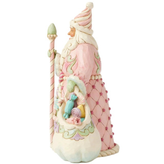 Figura de Papá Noel con bolsa y bastón 24 cm Jim Shore 6017018