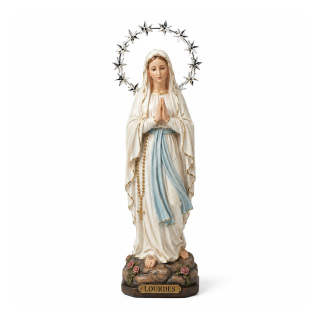 Aureola para Estatuas de Latón Plateado con 12 Estrellas Diámetro 5 cm