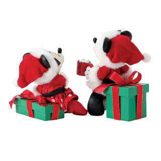 Mickey Mouse y Minnie Pausa para Chocolate Caliente 14 cm Dept. 56 6017721
