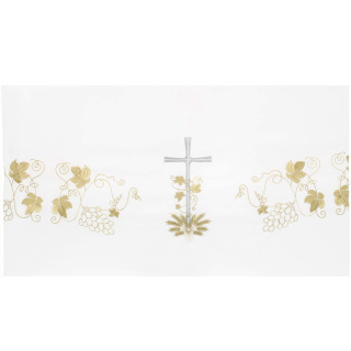 Altar cloth with Cross and Spikes embroidery 160x300