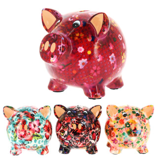 Money Box Pig Rosie 11.5x14.5x11.5 cm Pomme Pidou