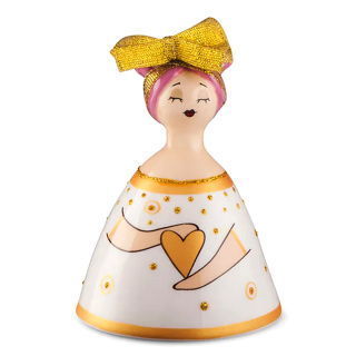 Campanella Le Pupazze Bianca 7x11 cm Egan